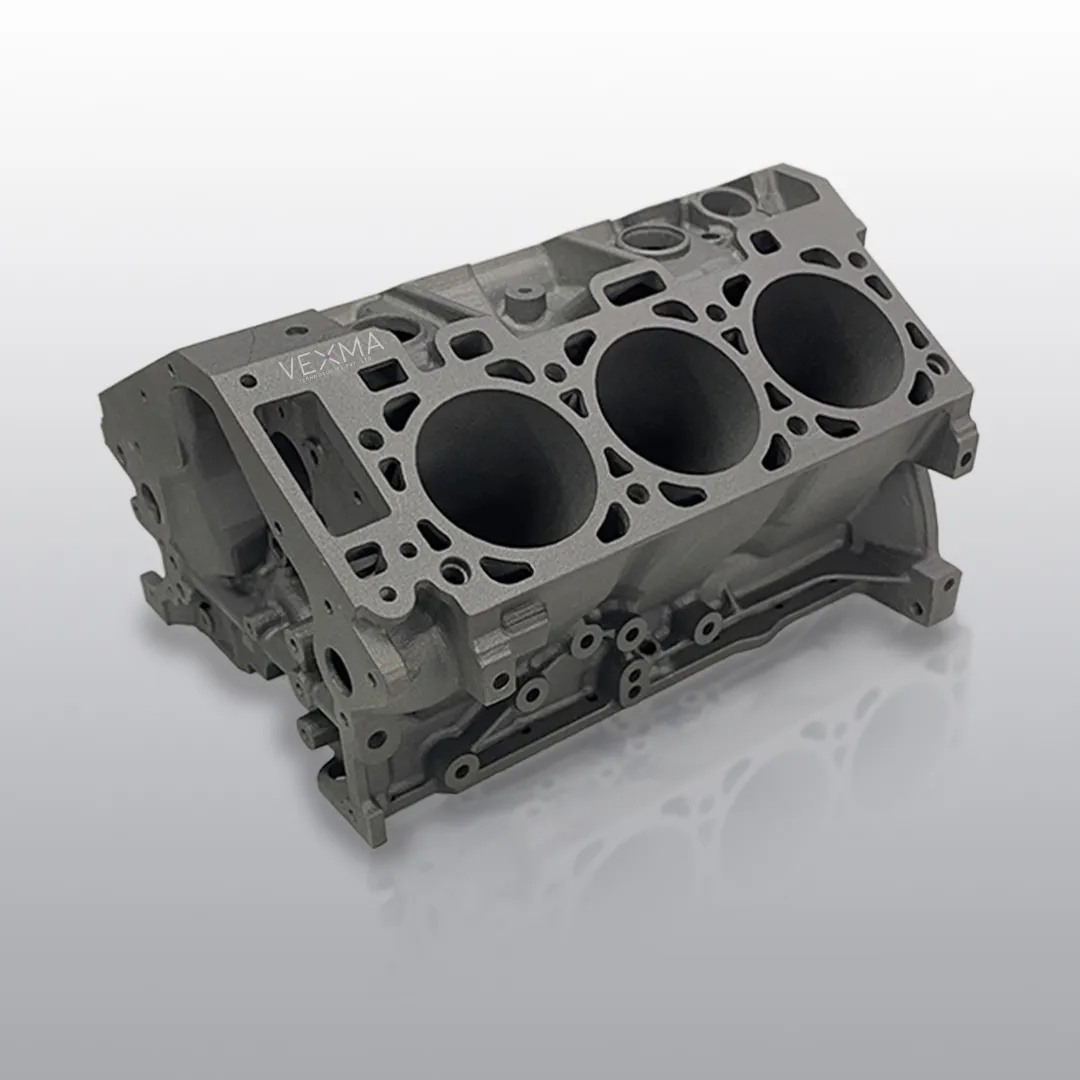 3D Printed MJF Engine Block